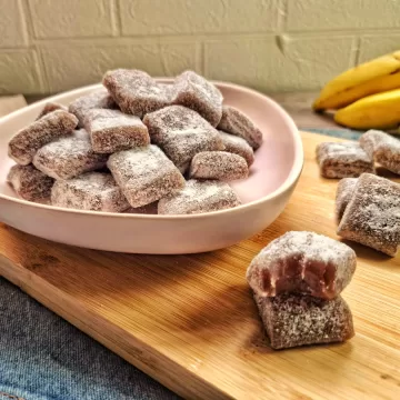 Doce de banana de cortar