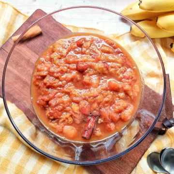 Doce de banana na panela de pressão