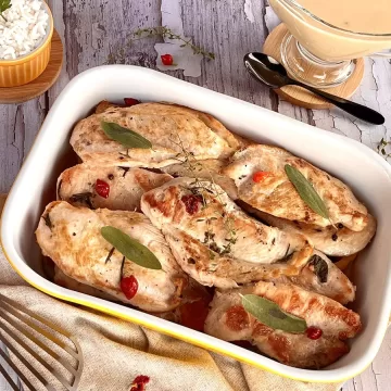 Escalope de frango