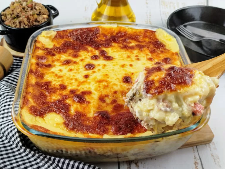 Receita de Escondidinho de carne de sol