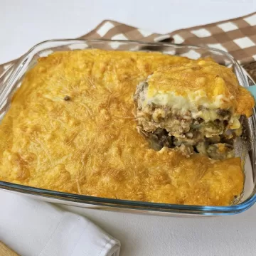 Escondidinho de carne moída