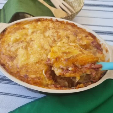 Escondidinho de carne-seca