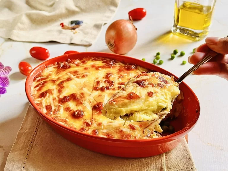 Receita de Escondidinho de frango com mandioquinha