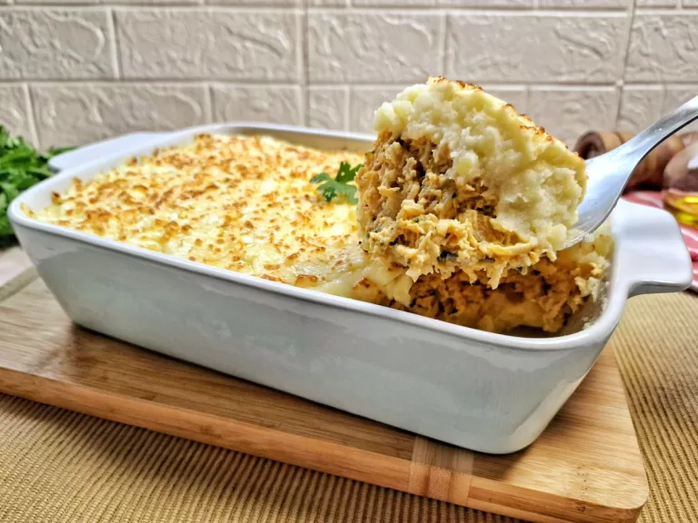 Receita de Escondidinho de frango simples