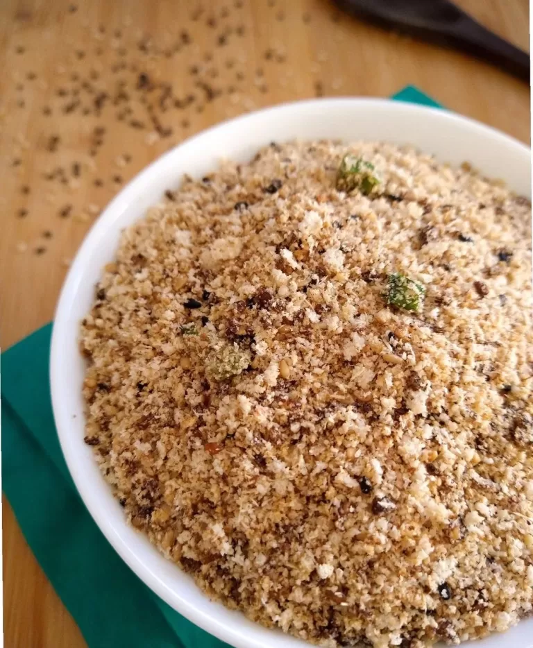 Receita de Farofa crocante com gergelim e shoyu
