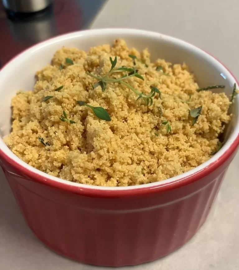 Receita de Farofa de alho com ervas