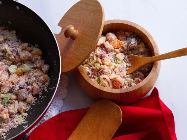 Receita de Farofa de bacon
