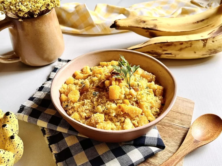 Receita de Farofa de banana