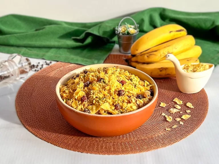 Receita de Farofa de banana com farinha de milho