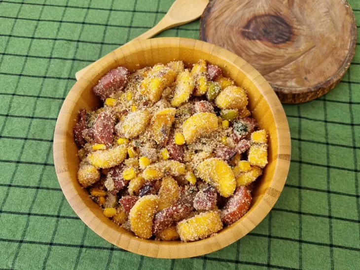Receita de Farofa de banana-da-terra
