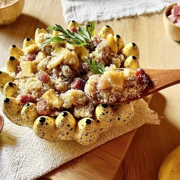 Farofa de banana e bacon