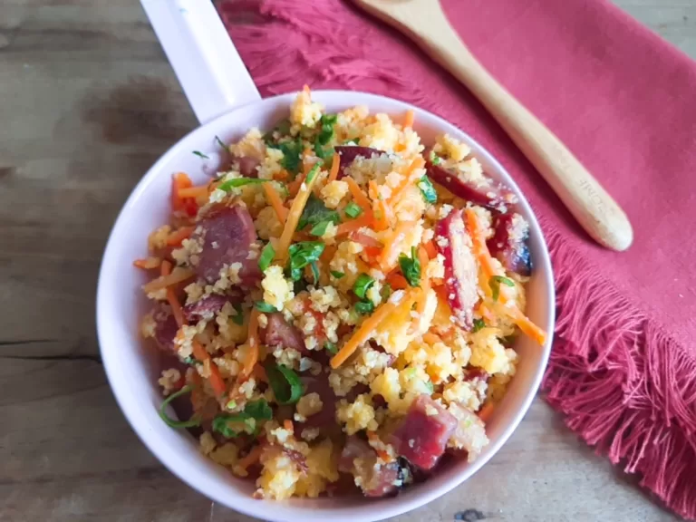 Receita de Farofa de cuscuz simples