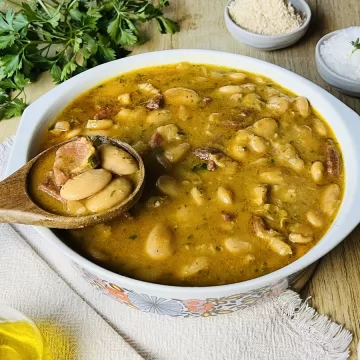 Fava com charque