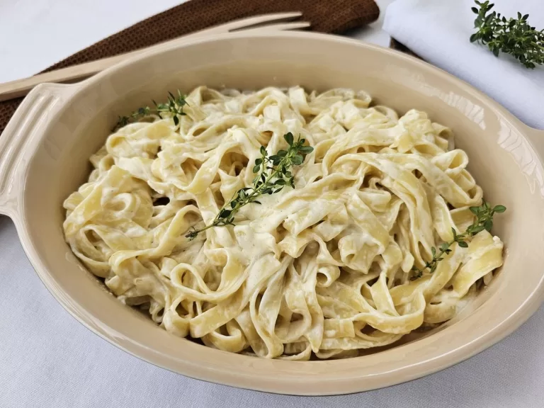 Receita de Fettuccine alfredo