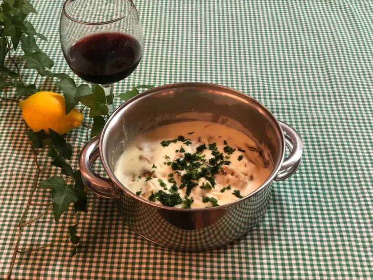 Receita de Filé de frango ao molho de limão com queijo