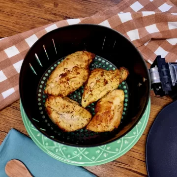 Filé de frango na air fryer