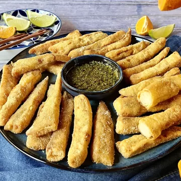 Filé de panga empanado