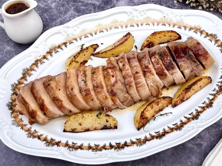 Receita de Filé mignon suíno com molho de laranja e mel