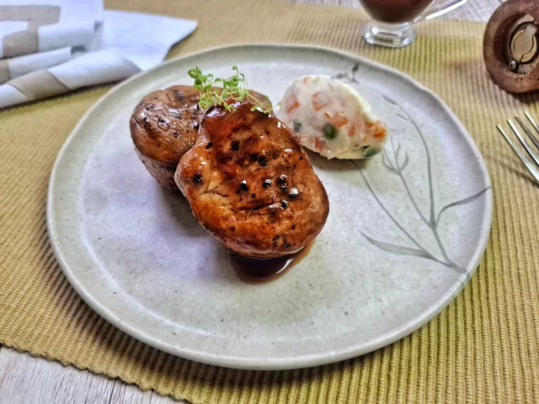 Receita de Filé mignon suíno com molho de vinho