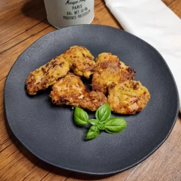 Filé mignon suíno empanado ao forno