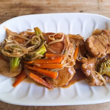 Filé mignon suíno oriental