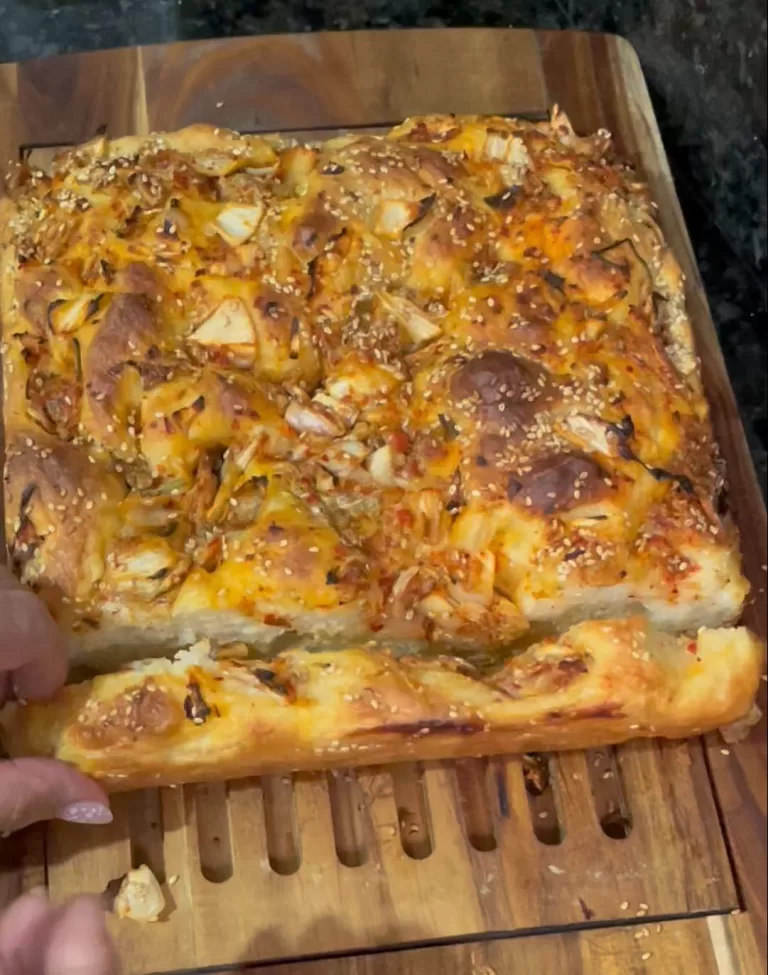 Receita de Focaccia de kimchi