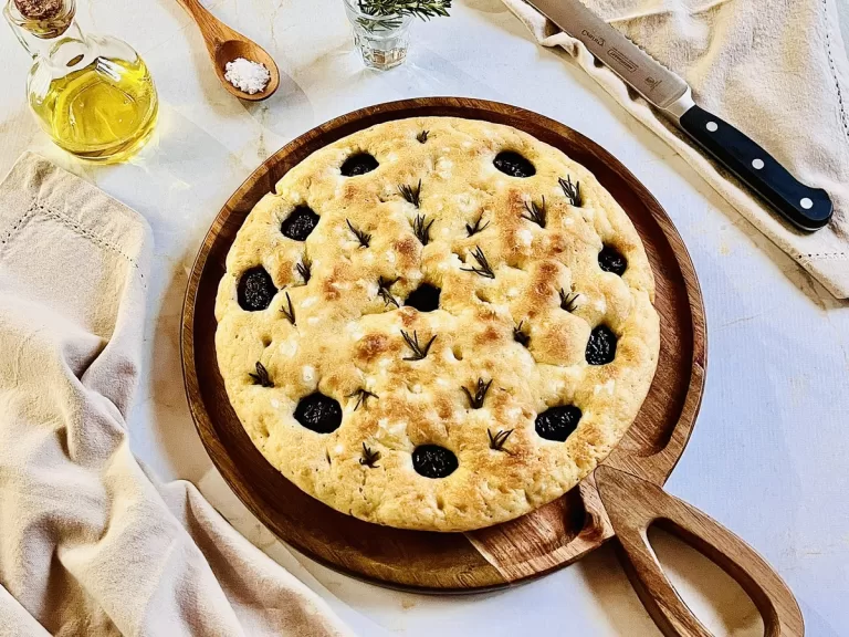 Receita de Focaccia fácil