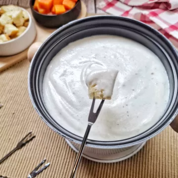 Fondue de queijo simples