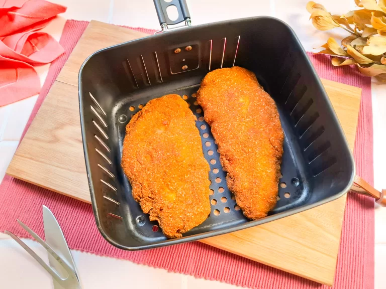Receita de Frango à milanesa na air fryer