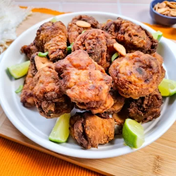 Frango a passarinho crocante