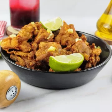 Frango a passarinho frito