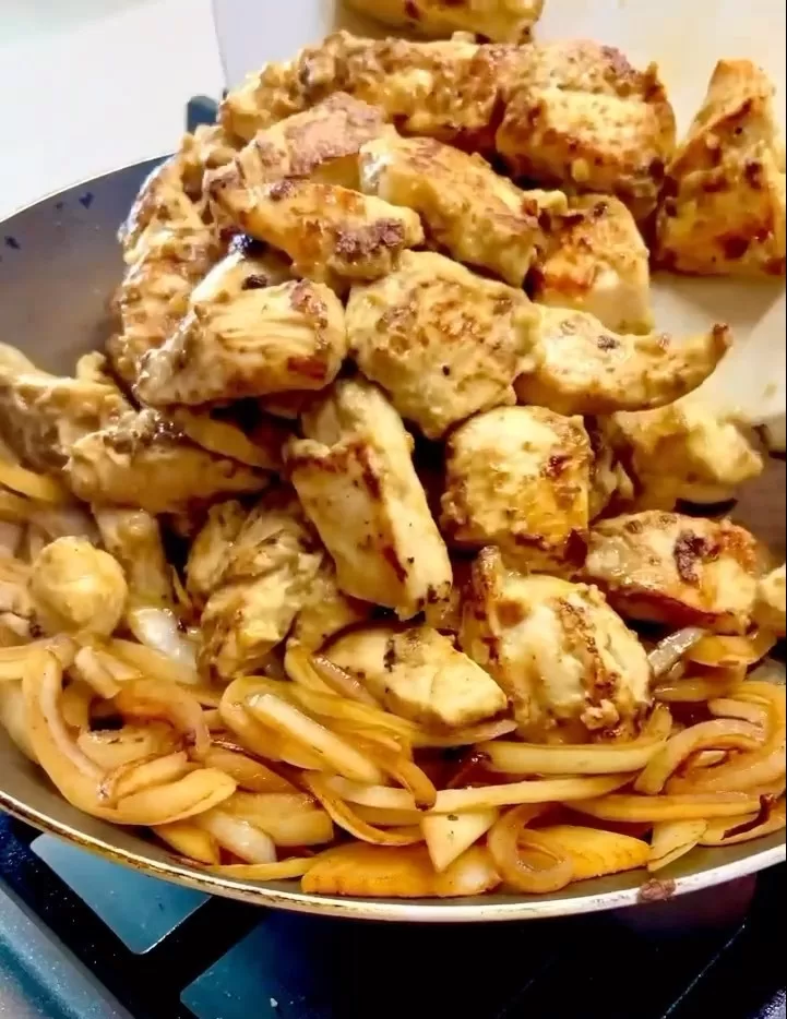 Receita de Frango acebolado no shoyu