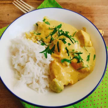 Frango ao curry simples