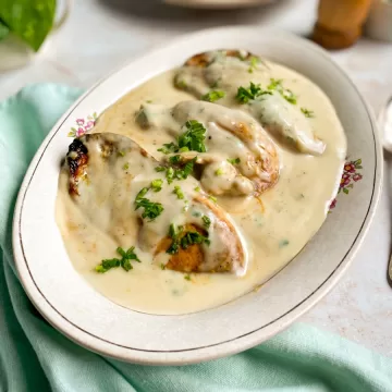 Frango ao molho branco