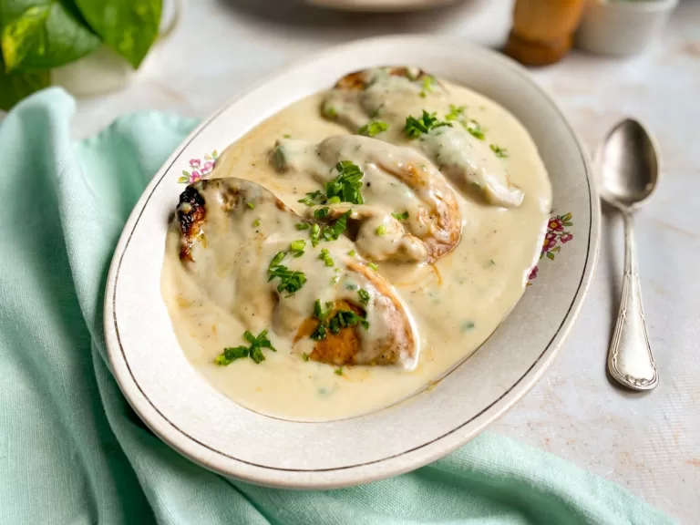 Receita de Frango ao molho branco