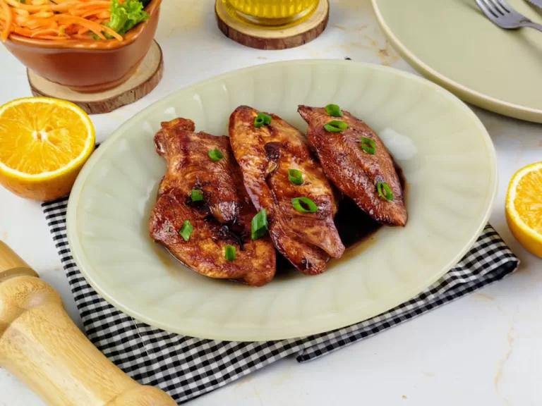 Receita de Frango ao molho de laranja e shoyu