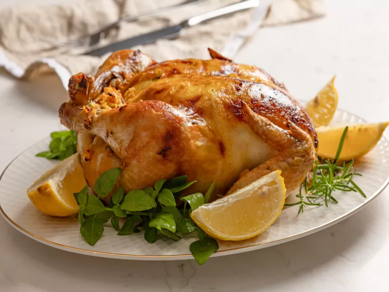 Receita de Frango assado simples