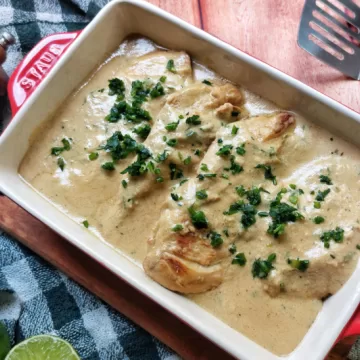 Frango com creme de leite simples