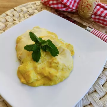 Frango com creme de milho gratinado