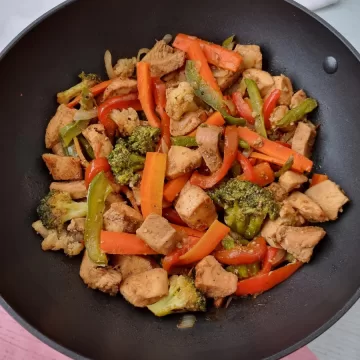 Frango com legumes