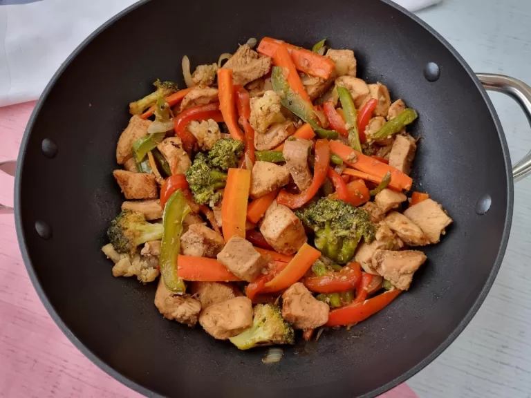 Receita de Frango com legumes