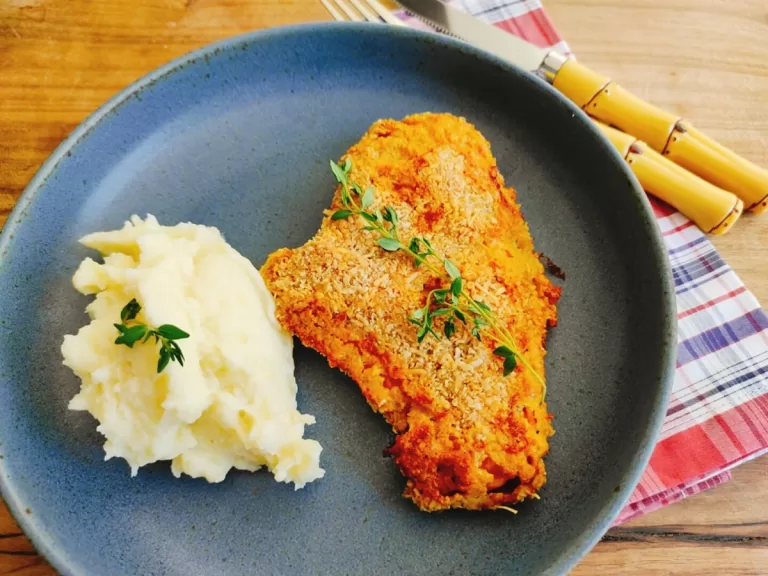 Receita de Frango empanado com aveia assado