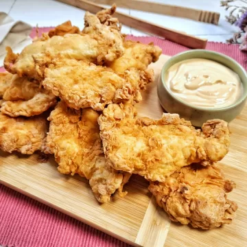 Frango empanado fácil