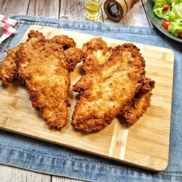 Frango empanado simples