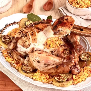 Frango recheado
