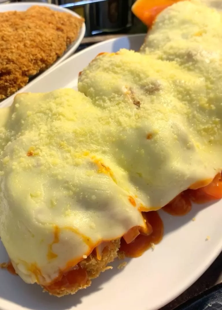 Receita de Frango recheado com presunto e queijo