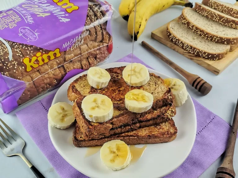 Receita de French toast com banana