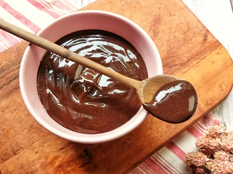 Receita de Ganache de chocolate em pó