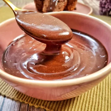 Ganache fácil e rápida
