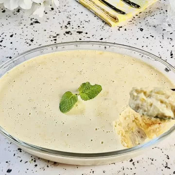 Gelado de abacaxi fácil